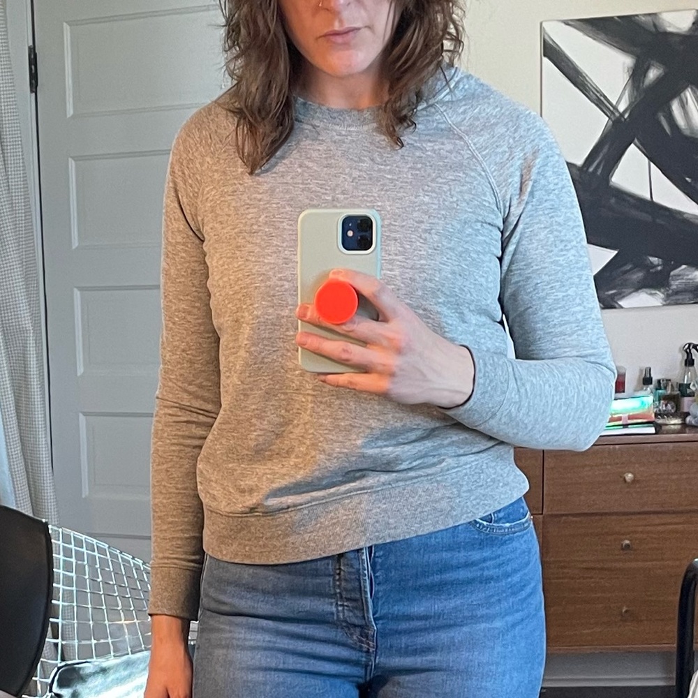 Basic Gray Sweatshirt - Picture 3 of 3